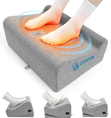Ergonomic heated foot rest - ergonomic,