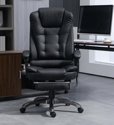 Heated massage chair black - massage,