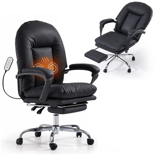 Heated massage office chair - office,
