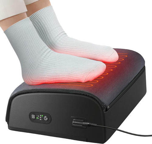 Foot rest with heat - heat, under