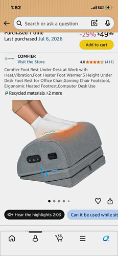 Comfier heated under - comfier, desk