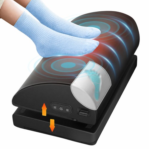 Heated foot rest under desk - foot,