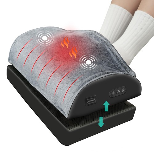 Heated foot rest under desk - rest,