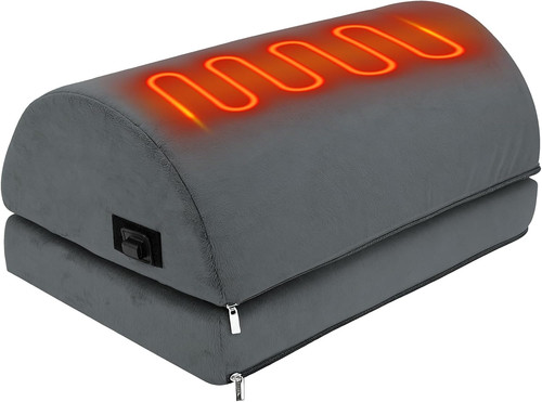 Heated foot rest under - heated,